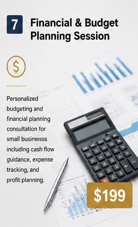 Financial & Budget Planning Session